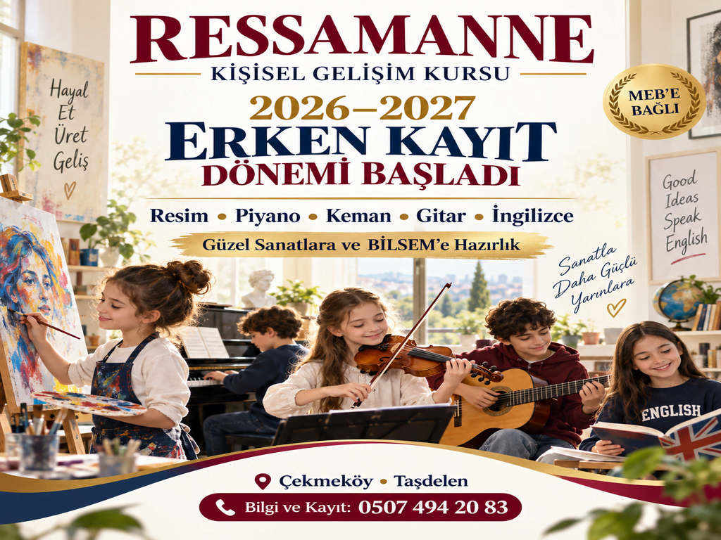 İndirimli Resim Müzik İngilizce Kursları