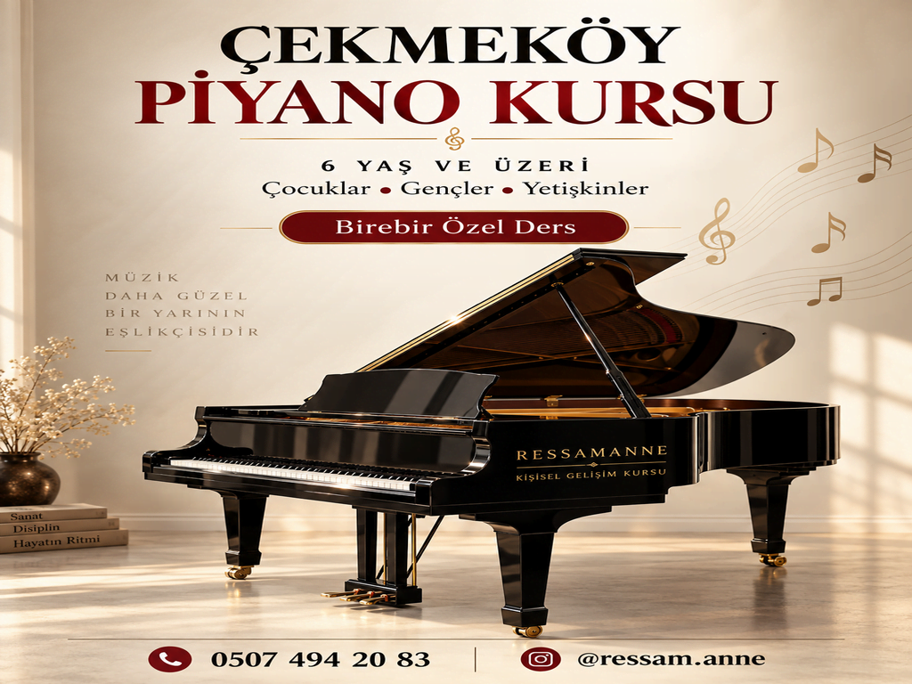 Çekmeköy Taşdelen Piyano Kursu